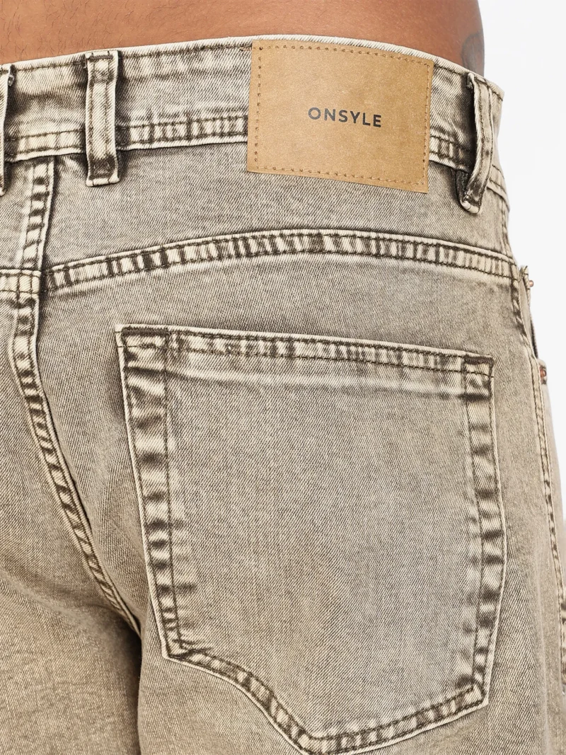 Vintage Sand Comfort Fit Denim Jeans