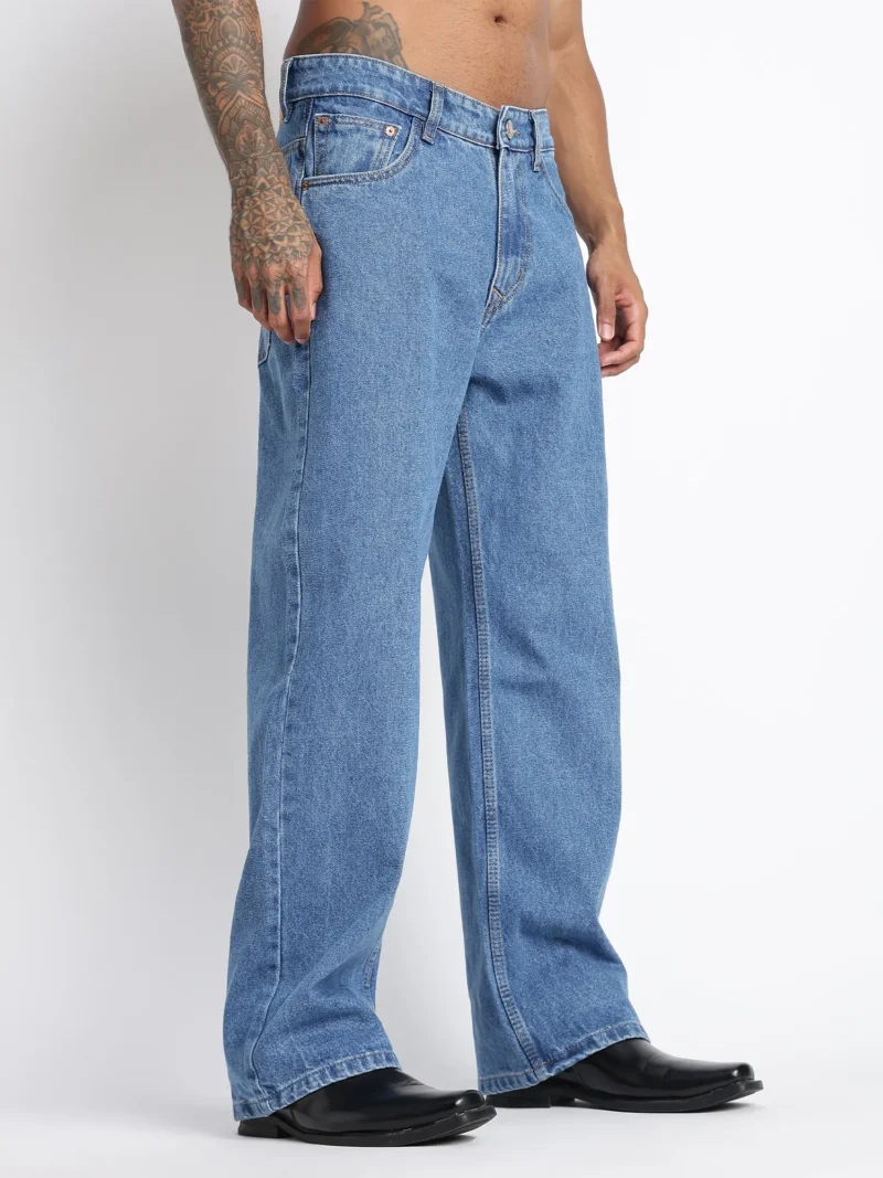 Classic Blue Baggy Fit Denim Jeans