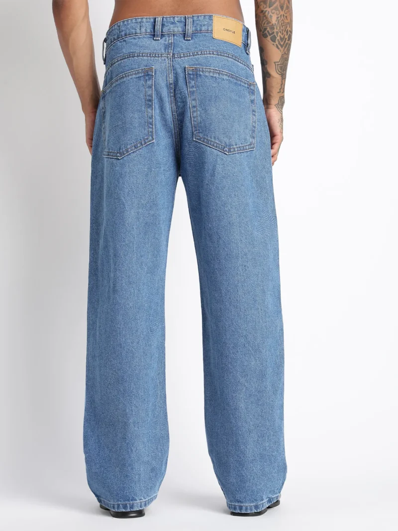 Classic Blue Baggy Fit Denim Jeans