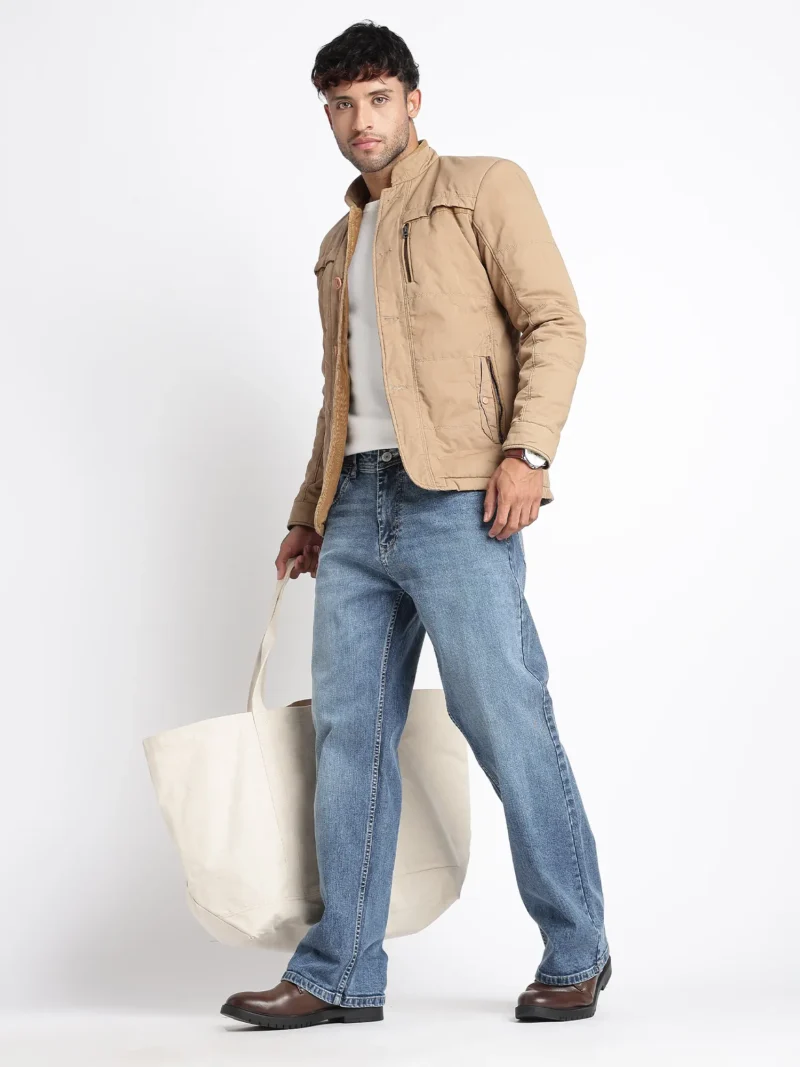 Vintage Classic Blue Straight Fit Denim Jeans