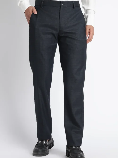 Midnight Navy Slim Fit Trousers
