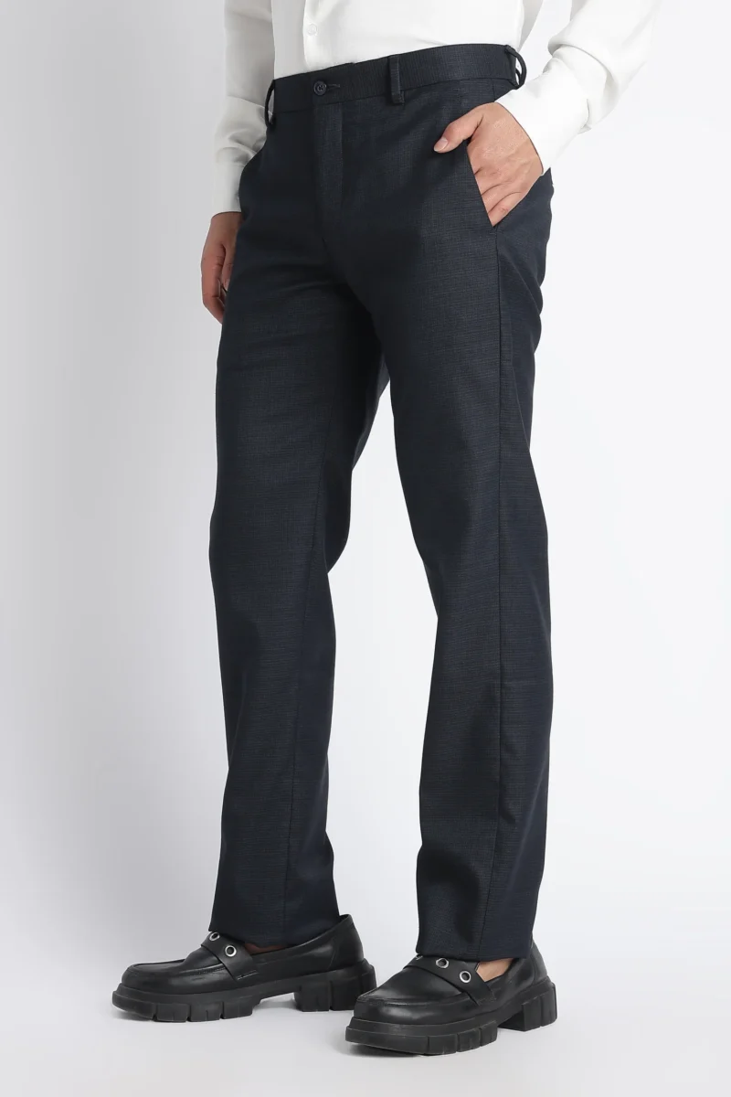 Midnight Navy Slim Fit Trousers