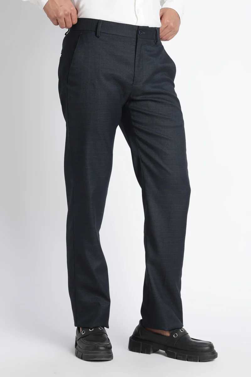 Midnight Navy Slim Fit Trousers