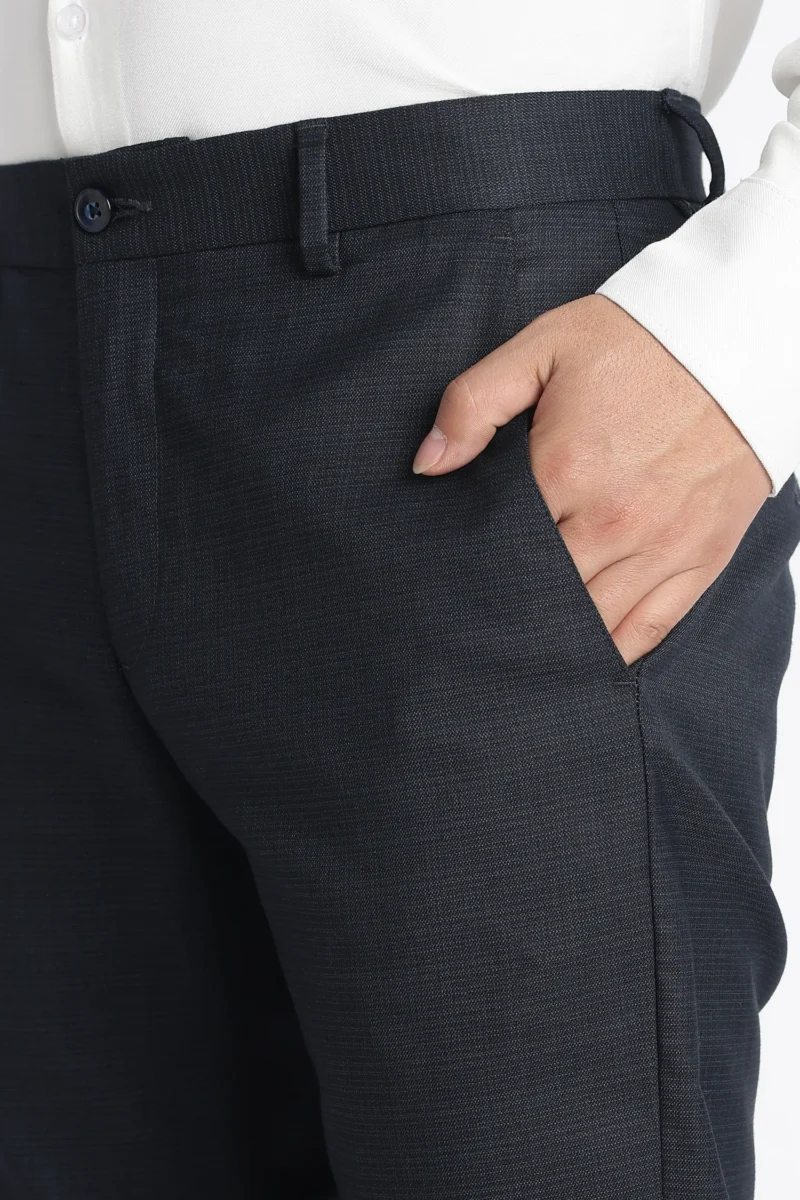 Midnight Navy Slim Fit Trousers