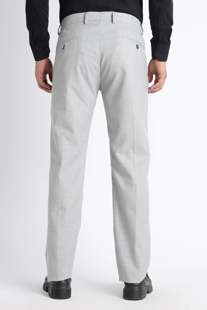 Light Grey Slim Fit Trousers