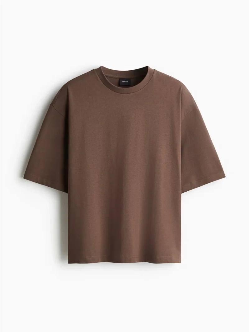 Brown Oversized Fit T-shirt