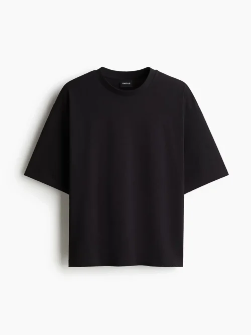 Black Oversized Fit T-shirt